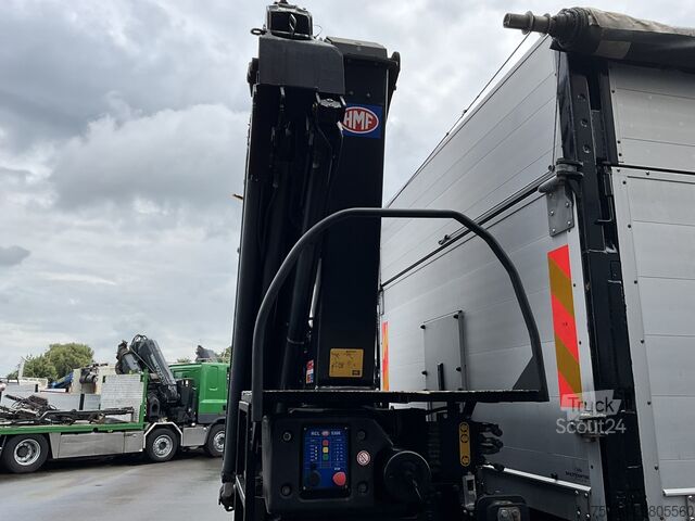 Самосвал с краном DAF FAX CF 480 Kipper met HMF 21 Tonmeter laadkraan