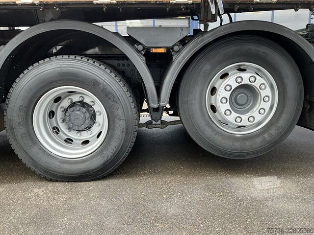 Самосвал с краном DAF FAX CF 480 Kipper met HMF 21 Tonmeter laadkraan