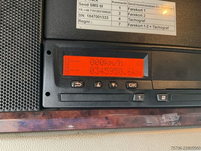 Самосвал с краном DAF FAX CF 480 Kipper met HMF 21 Tonmeter laadkraan
