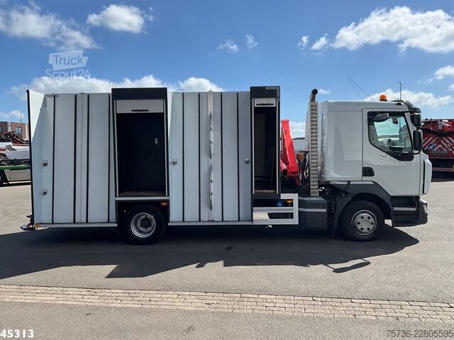 Vrachtwagen met kraan Renault D 220 Euro 6 Fassi 2,3 Tonmeter laadkraan Just ...