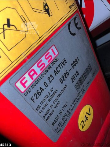 Vrachtwagen met kraan Renault D 220 Euro 6 Fassi 2,3 Tonmeter laadkraan Just ...