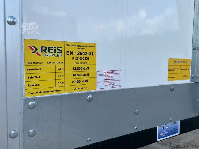 Koffer REISTREYLER Box trailer 13,60 3-assig met D'hollandia klep ...