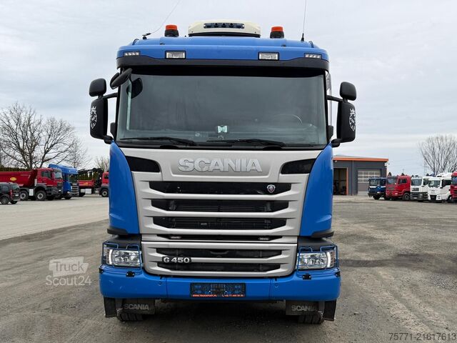 Flatbed Scania G450 8x4 EURO6 PLATFORMA Z HDS PK76002 EH