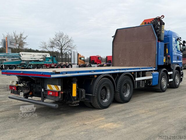 Flatbed Scania G450 8x4 EURO6 PLATFORMA Z HDS PK76002 EH