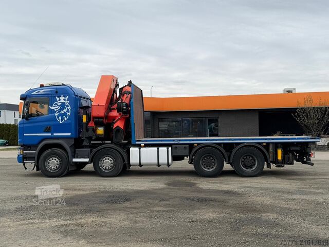 Flatbed Scania G450 8x4 EURO6 PLATFORMA Z HDS PK76002 EH