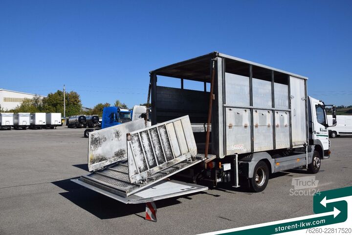 Prevoznik stoke MERCEDES-BENZ Atego 815 BDF-Viehaufbau + Kühlaufbau
