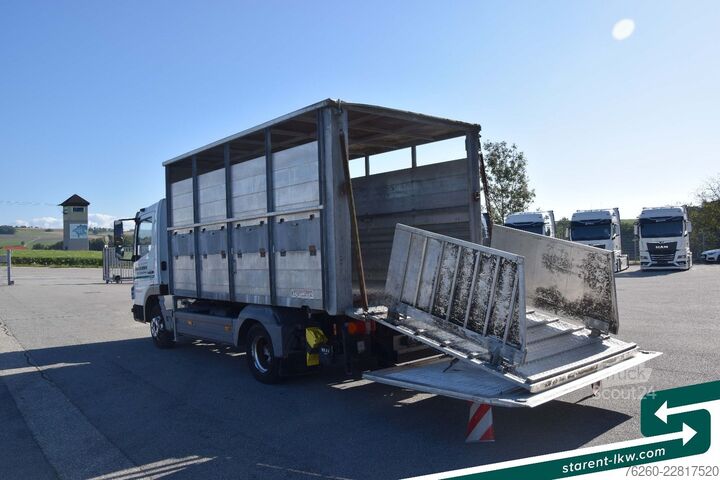 Prevoznik stoke MERCEDES-BENZ Atego 815 BDF-Viehaufbau + Kühlaufbau