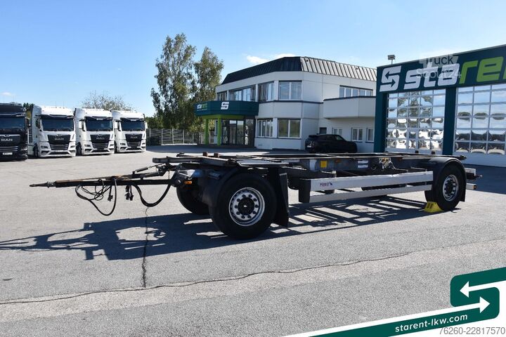 Šasijas piekabe SCHMITZ CARGOBULL Lafette AWF 18, BDF Wechselrahmen, TÜV 02/2027