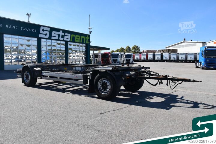 Šasijas piekabe SCHMITZ CARGOBULL Lafette AWF 18, BDF Wechselrahmen, TÜV 02/2027