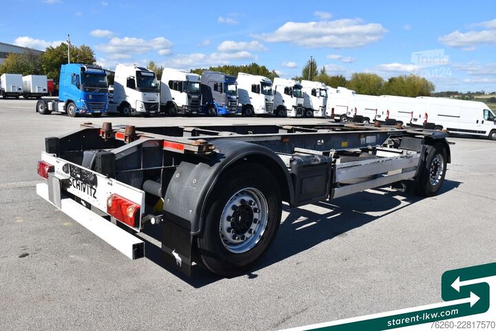 Šasijas piekabe SCHMITZ CARGOBULL Lafette AWF 18, BDF Wechselrahmen, TÜV 02/2027