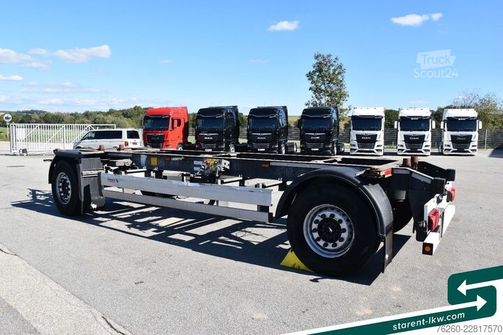 Šasijas piekabe SCHMITZ CARGOBULL Lafette AWF 18, BDF Wechselrahmen, TÜV 02/2027