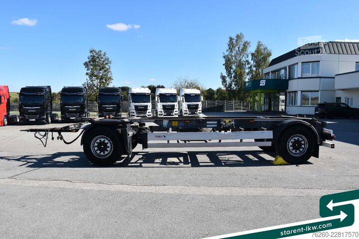 Šasijas piekabe SCHMITZ CARGOBULL Lafette AWF 18, BDF Wechselrahmen, TÜV 02/2027