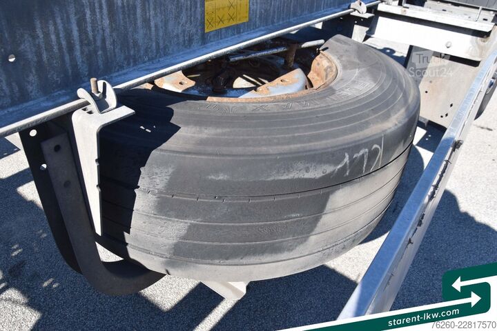 Anhänger Fahrgestell SCHMITZ CARGOBULL Lafette AWF 18, BDF Wechselrahmen, TÜV 02/2027