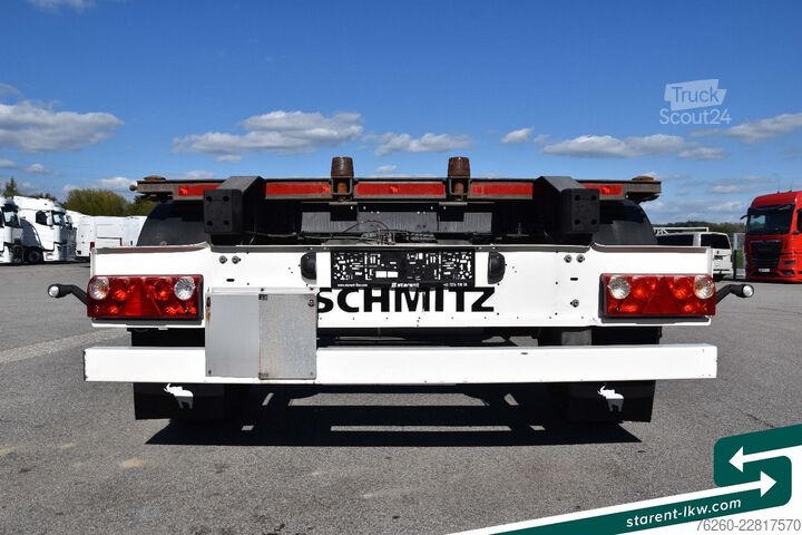 Anhänger Fahrgestell SCHMITZ CARGOBULL Lafette AWF 18, BDF Wechselrahmen, TÜV 02/2027