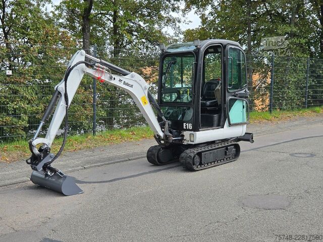 Minigrävare BOBCAT E16  mit MS01SW + Schwenklöffel