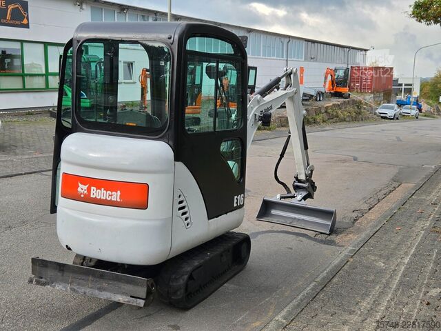 Minigrävare BOBCAT E16  mit MS01SW + Schwenklöffel