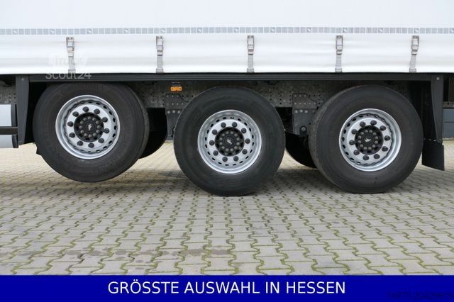 Open oplegger met zeil SCHMITZ CARGOBULL Liftachse T1 Code XL + Getränke ¤e