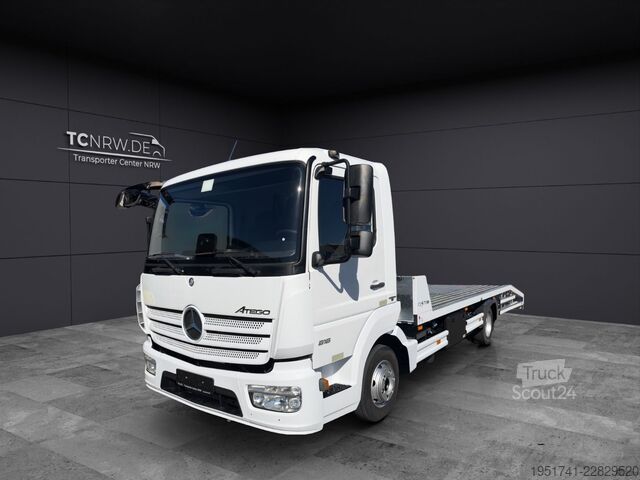 Autotransporter MERCEDES-BENZ Atego Abschleppwagen Klima Tempomat nur 69 Tkm