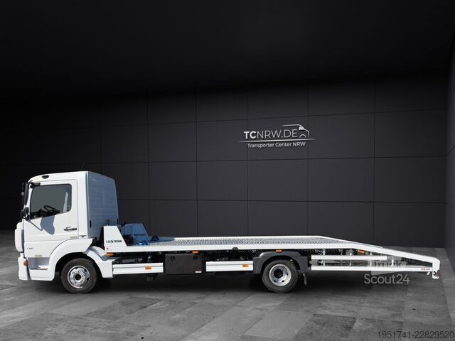 Autotransporter MERCEDES-BENZ Atego Abschleppwagen Klima Tempomat nur 69 Tkm