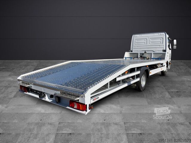 Autotransporter MERCEDES-BENZ Atego Abschleppwagen Klima Tempomat nur 69 Tkm