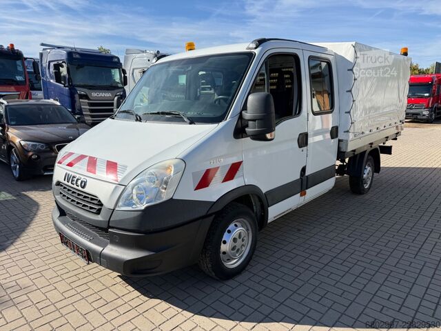 Pick-up pakettiauto IVECO Daily 29L13 Pritsche+Plane/DoKA 7-Sitze/AHK 3300