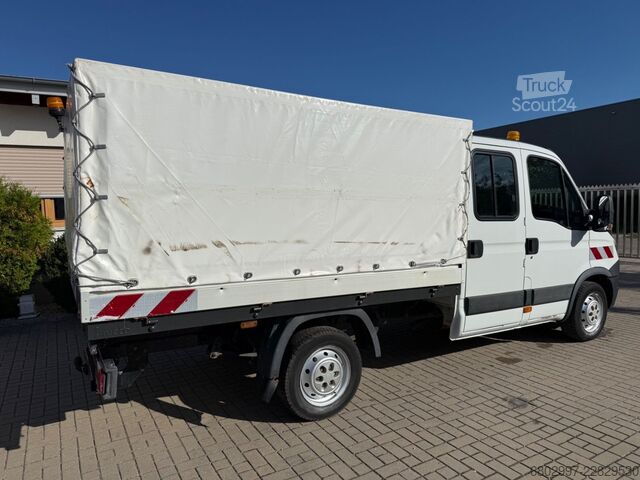 Pick-up pakettiauto IVECO Daily 29L13 Pritsche+Plane/DoKA 7-Sitze/AHK 3300
