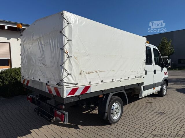 Pick-up pakettiauto IVECO Daily 29L13 Pritsche+Plane/DoKA 7-Sitze/AHK 3300