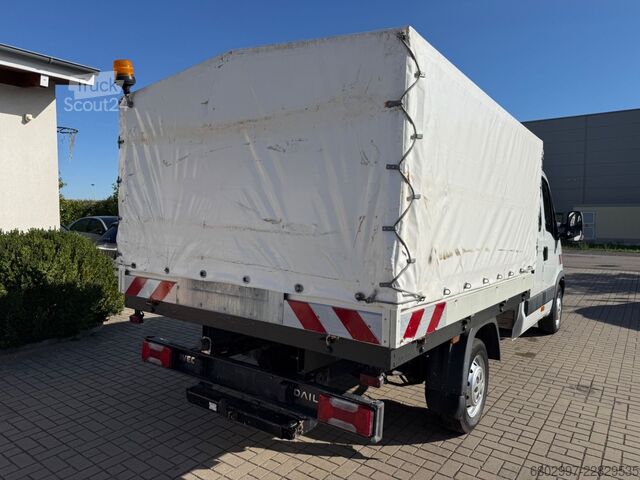 Verhollinen pakettiauto IVECO Daily 29L13 Pritsche+Plane/DoKA 7-Sitze/AHK 3300