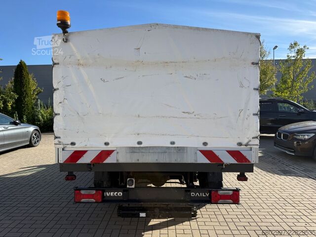 Verhollinen pakettiauto IVECO Daily 29L13 Pritsche+Plane/DoKA 7-Sitze/AHK 3300