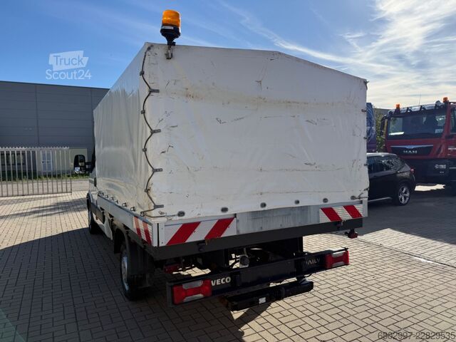 Verhollinen pakettiauto IVECO Daily 29L13 Pritsche+Plane/DoKA 7-Sitze/AHK 3300