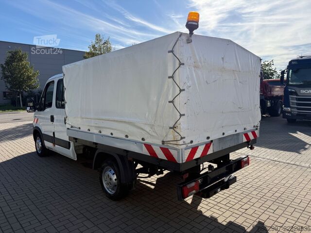 Verhollinen pakettiauto IVECO Daily 29L13 Pritsche+Plane/DoKA 7-Sitze/AHK 3300