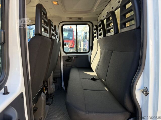 Verhollinen pakettiauto IVECO Daily 29L13 Pritsche+Plane/DoKA 7-Sitze/AHK 3300