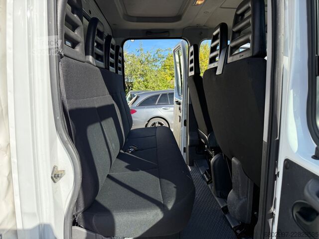 Verhollinen pakettiauto IVECO Daily 29L13 Pritsche+Plane/DoKA 7-Sitze/AHK 3300