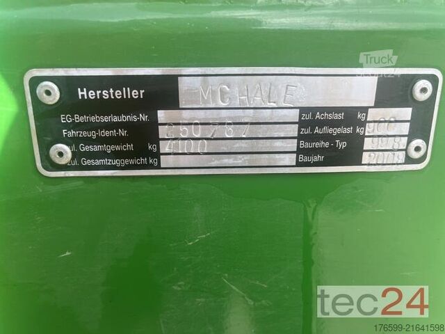 Empacotador de fardos McHale 998