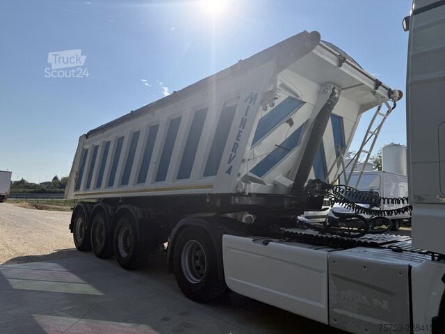Puspriekabė savivartis  Minerva Muldenkipper 26cbm mit Plane