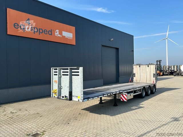 Platformos priekaba Faymonville NEW MAX200-N-3A-13.50-FTR-19.5-2.54 Flat Tail Ramp