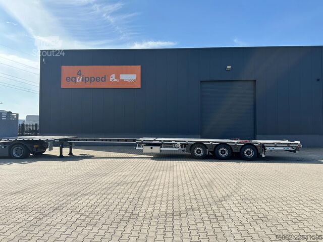 Platformos priekaba Faymonville NEW MAX200-N-3A-13.50-FTR-19.5-2.54 Flat Tail Ramp