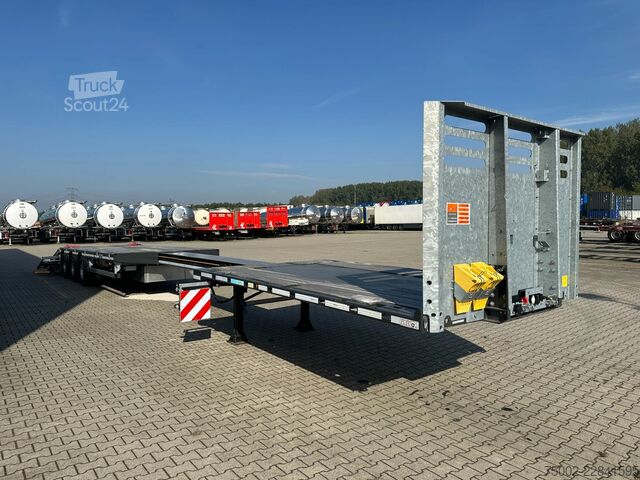 Platformos priekaba Faymonville NEW MAX200-N-3A-13.50-FTR-19.5-2.54 Flat Tail Ramp