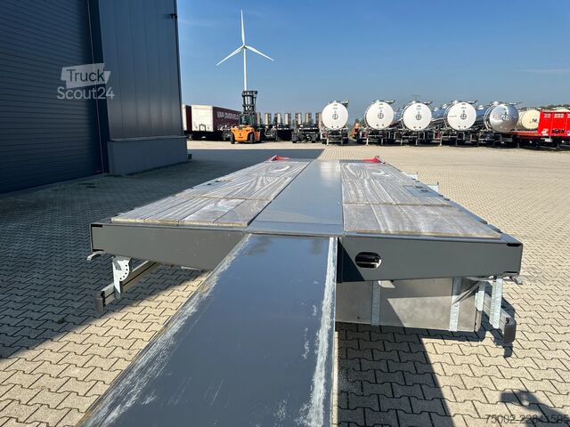 Platformos priekaba Faymonville NEW MAX200-N-3A-13.50-FTR-19.5-2.54 Flat Tail Ramp