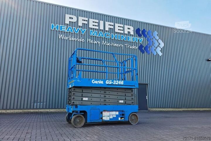 Scherenhebebühne Genie GS3246 Electric, Batteries(12-2024), Working Heigh