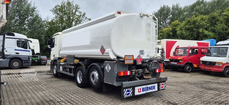 Βυτιοφόρο φορτηγό Mercedes-Benz Actros 2536 L 3 Kammern, 19500 L, mp3, Oben Unten Befüllung