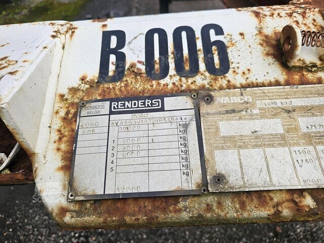 Container transport RENDERS euro 800 | 40 ft | Bpw drum.