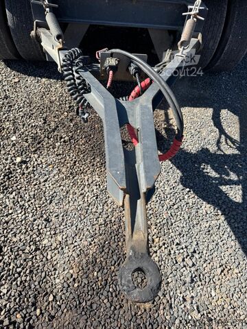 Remorque porte-engins surbaissée Bruns 3 achs Kombi Tieflader Rampen luft Conta