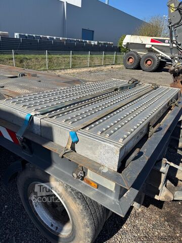 Remorque à bras amovible Bruns 3 achs Kombi Tieflader Rampen luft Conta