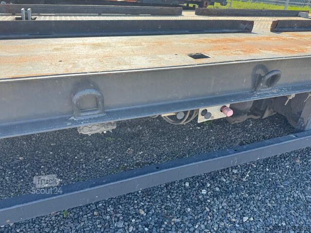 Remorque à bras amovible Bruns 3 achs Kombi Tieflader Rampen luft Conta