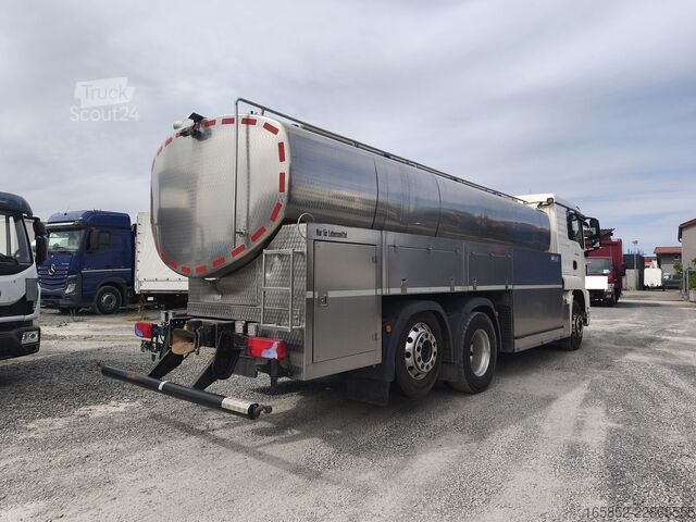 Mlékárenská cisterna MAN TGS 26.470 Milchtankwagen Euro 6D 6x2 17000 l A...