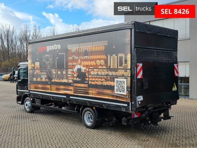 Samochód dostawczy z plandeką MAN TGL 8.180 4X2 BL / Ladebordwand