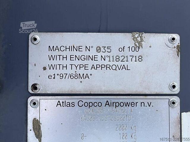 Hűtőkompresszor Atlas Copco XAHS 186