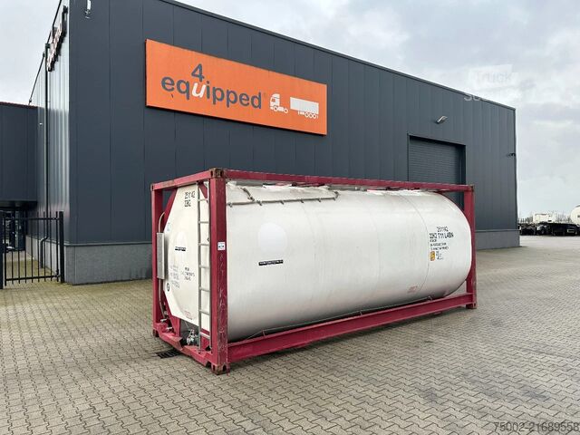 Tank konteyneri CIMC tankcontainers 20FT ISO /  25.040L / L4BN / T12 / steam heatin...