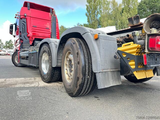 Camión portacontenedores de gancho MAN TGX 26.500 6x2 Meiller RS21.70 Funk Lift/Lenk